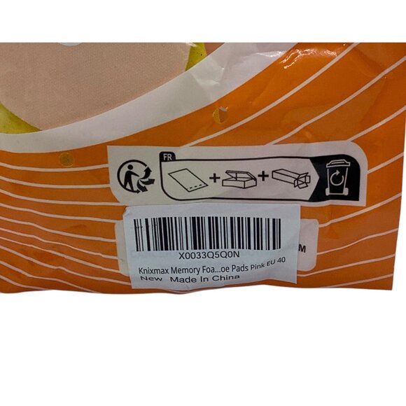 Knixmax Xtreme Comfort Footbed Memory Foam Insoles Shoes EU 40 NEW Women 9 - Picture 3 of 6